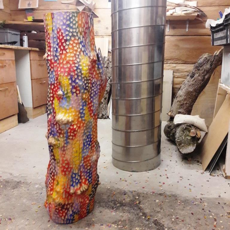 Metall, Holz, 2021